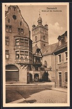 Ansichtskarte Darmstadt, Blick auf die Stadtkirche 