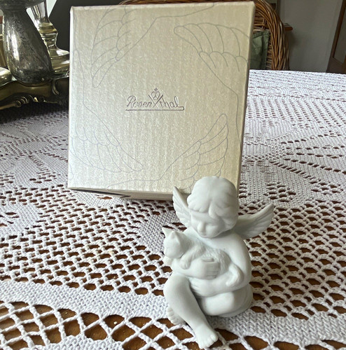 Rosenthal engel mit katze - rosenthal,