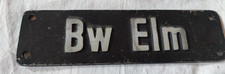 Bw ELM   Lokschild Eisenbahn