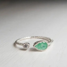 Ring mit Zirkonia 46 - 50
