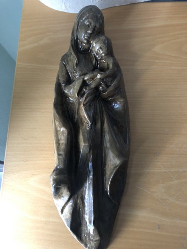 Madonna figur gips - gips, marienfigur