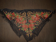 Vintage Dreiecks-Fransentuch