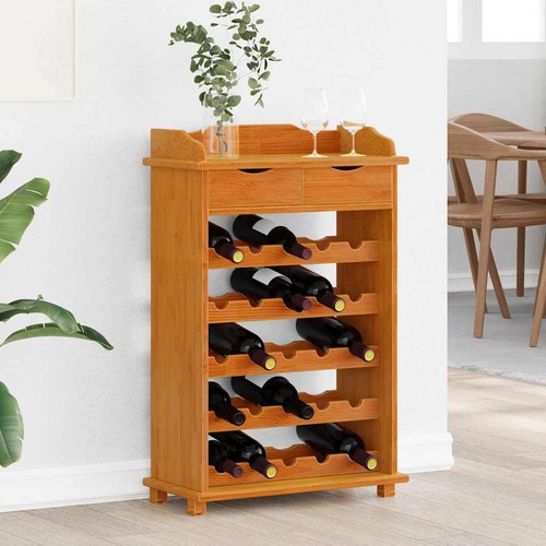 Vidaxl weinregal braun 28 - 58,