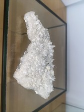 Bergkristall/Quarz Stufe Heilstein +Calcit+Sphalerit 210g