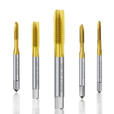 HSS Gewindebohrer Gewindeschneider M2-M16 Maschinengewindebohrer TiN zur Auswahl