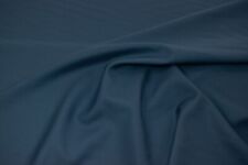 Blauer Wollmischstoff
