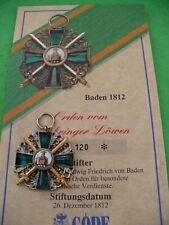 Orden vom Zähringer Löwen