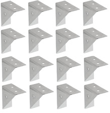 20x Eckverbinder Universal Verbinder Stahl 90° Holzverbinder zum Schrauben Möbel