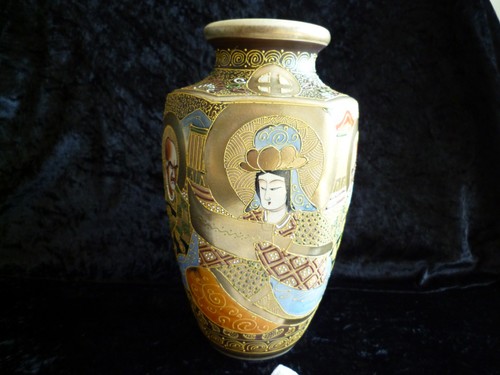 Antike keramik vase satsuma - vase,