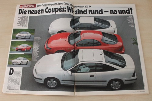 Auto bild 1990 opel calibra - bild, 25/1990