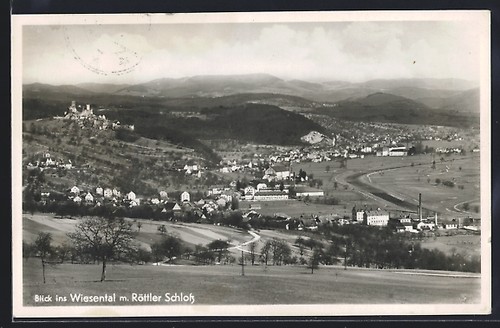 Ansichtskarte lörrach blick - ansichtskarte,