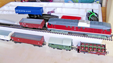 PIKO H0 START ANLAGE Schienen Trafo Lok Ludmilla Wagen Konvolut Modelleisenbahn