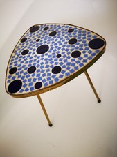 Vintage Mosaik  Blumenhocker - 3 Bein - 50er / 60er