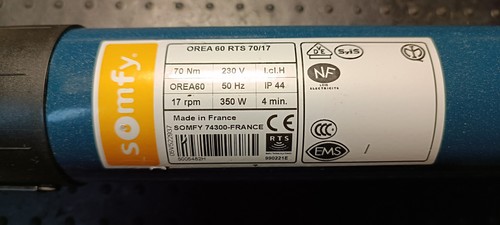 Somfy orea rts rohrmotor - somfy,