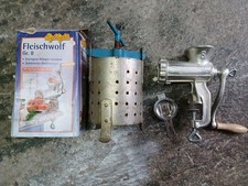 DDR -  1 X FLEISCHWOLF  UND 1 X FRUCHTPRESSE /Obstpresse/Kloßpresse /Weinpresse