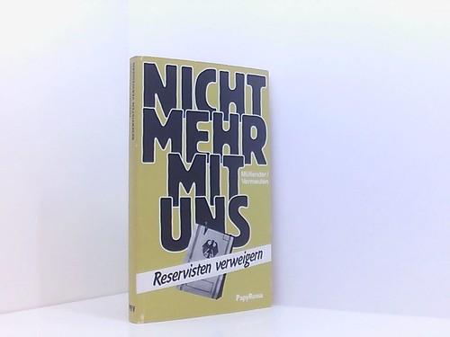 Nicht mehr mit uns