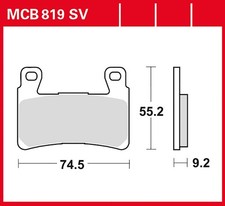 TRW Bremsbelag (für