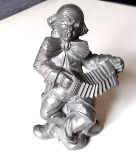 Zinnfigur clown 700g - zinnfigur,
