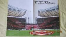 Eintracht Frankfurt 2006 DFB Pokalendspiel A3 30x41cm Mannschaft & Fankurve