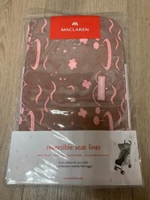 Maclaren reversible seat liner wendbare Sitzauflage für alle Buggies NEU