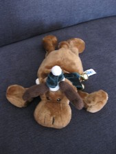 Nici Rentier/Elch mit Glöckchenschal und Mütze ca. 21cm Weihnachten