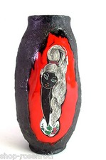 grosse Fat Lava Vase - 50/60er Jahre - TITANO   RSM - ITALY Design