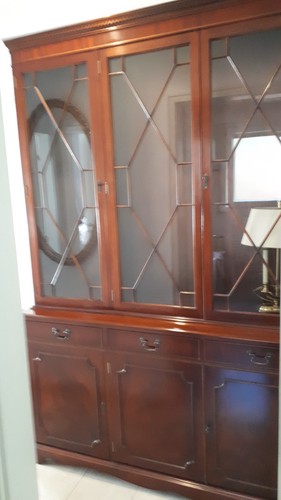 Engl vitrinenschrank mahagoni - engl.vitrinenschrank,