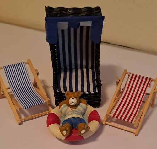 Deko strandkorb und - deko,