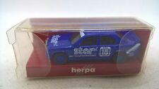 Herpa 3566 Mercedes 190 E 2.3-16V W201 blau STAR Computer DTM Klammer in OVP (45