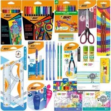 Schulset Schulsachen Schulanfang Komplettset Buntstifte Markierungen Bleistifte