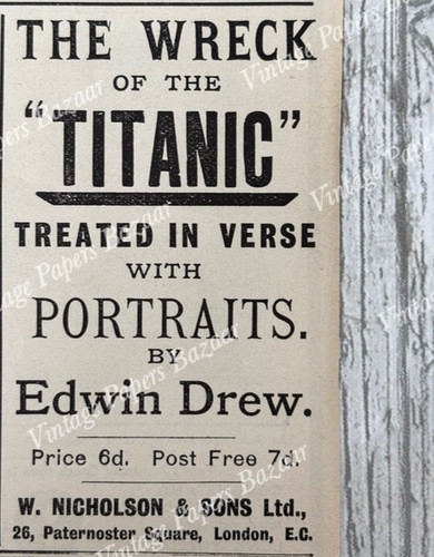 Das wrack der titanic edwin - wrack,