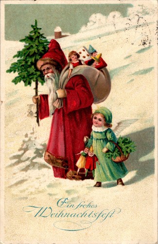 Weihnachten fröhliche - ak,