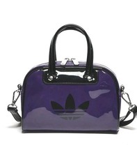 Adidas Originals Adicolor Tasche Bowling Bag Lila Aurora Plum Silber Lack NP45€