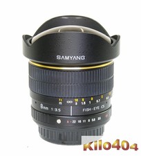 Samyang für Pentax 8mm 1:3,5 Fisheye AL✯ Automatik ✯ PKA ✯ K-5 ✯ K-3 ✯ KP ✯ K-70