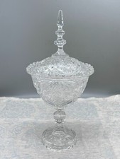 Prunk Bomboniere aus Glas in