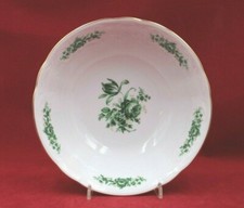 Seltmann Weiden Grüne Rose Wien Schale groß Goldrand