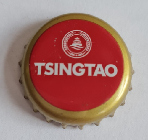 Tsingtao kronkorken bottle - tsingtao, kronkorken/bottle