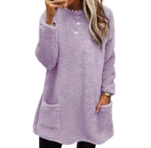 Damen fleece mantel - damen, mit