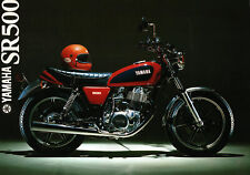 Prospekt Yamaha Motorrad SR 500 von 1. 1979 