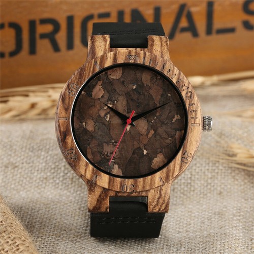 Klassische natur holz uhr - natur,