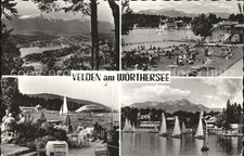 Velden Woerthersee Segelboot Strand 