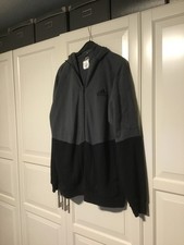 Adidas Sweatjacke Trainingsjacke Baumwolle kuschelig  Gr. L grau schwarz TOP