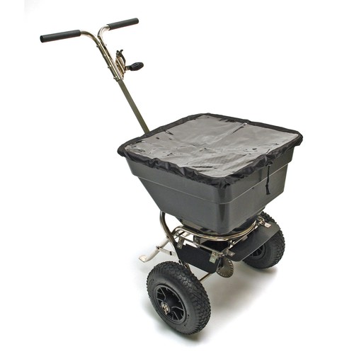 Edelstahl streuhandwagen - edelstahl,