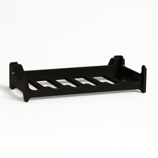 Flaschenregal stapelbar Weinregal 6 Flaschen Schwarz erweiterbar Getränkeregal