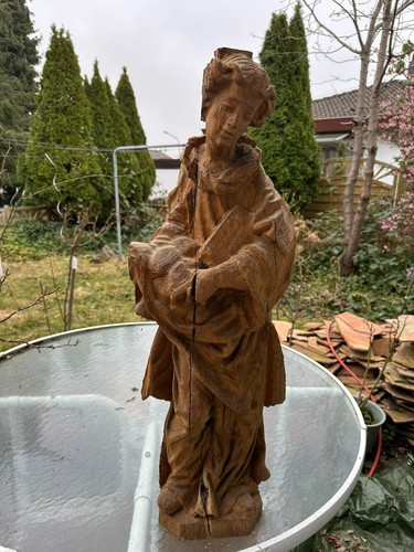 Neo gotik heiligenfigur eiche - gotik,