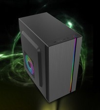 BJG++++Tower Gamer Gaming Pc office Gehäuse M-ATX,Mini-ITX  schwarz+++BJG