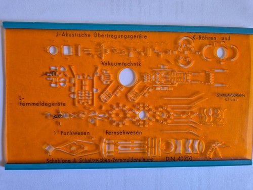 Standardgraph schablone iii - -,