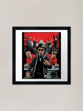 Urban Vibe In Motion Gerahmte