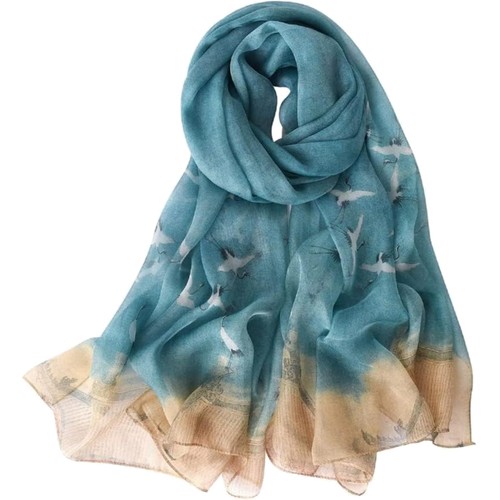 Seidentuch damen blau - seidentuch, 100%