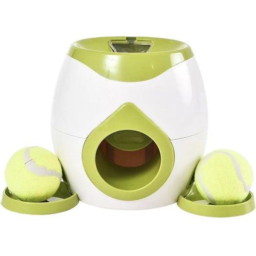 Ballwurfmaschine hund - ballwurfmaschine, (grün)